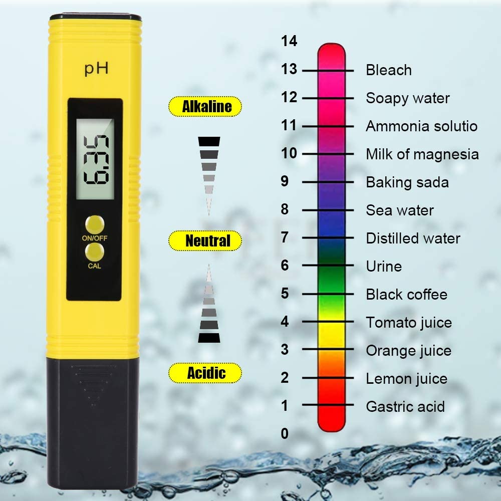 Medidor de pH rango de 0.001 a 14.00